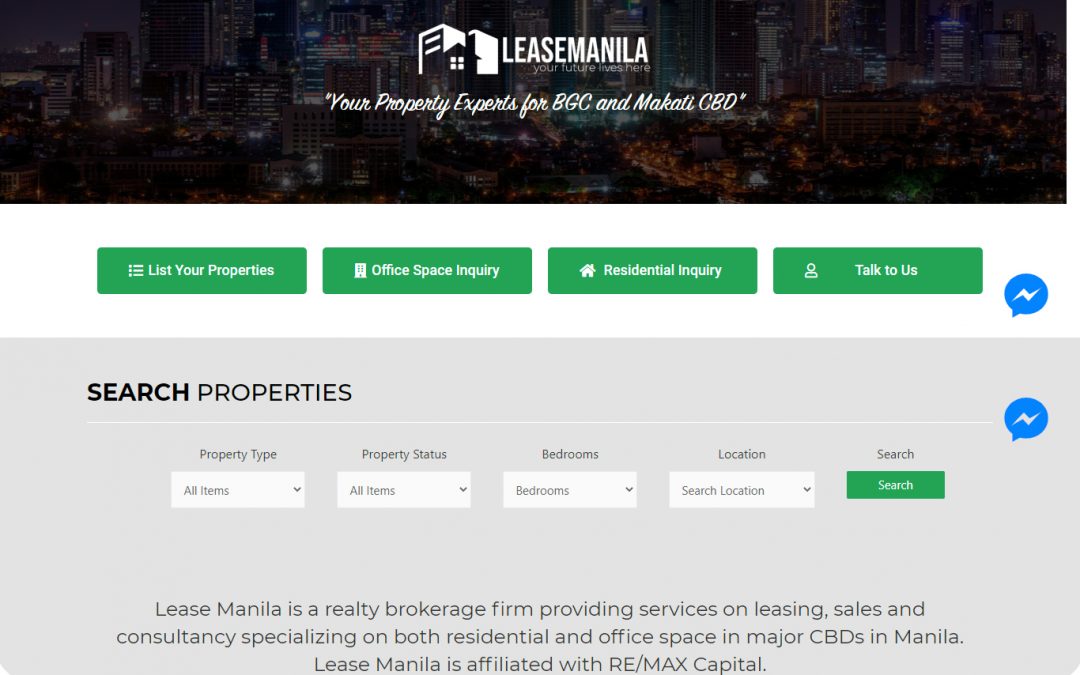 Lease Manila Website